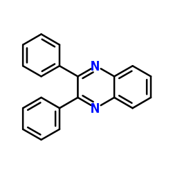 2,3-DIPHENYLQUINOXALINE structure, CAS 1684-14-6