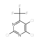 2,4,5-TRICHLORO-6-(TRIFLUOROMETHYL)PYRIMIDINE structure, CAS 84737-23-5