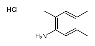 2,4,5-TRIMETHYLANILINE HYDROCHLORIDE structure, CAS 21436-97-5