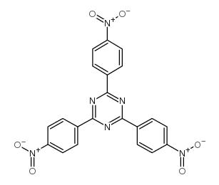 2,4,6-TRIS(4-NITROPHENYL)-1,3,5-TRIAZINE structure, CAS 13960-34-4
