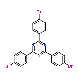 2,4,6-TRIS-(4-BROMOPHENYL)[1,3,5]TRIAZINE structure, CAS 30363-03-2