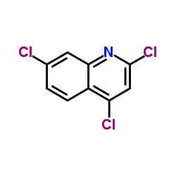 2,4,7-TRICHLOROQUINOLINE structure, CAS 1677-49-2