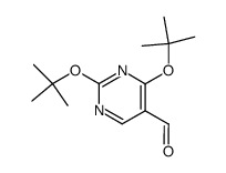 2,4-DI-TERT-BUTOXYPYRIMIDINE-5-CARBALDEHYDE structure, CAS 172949-72-3