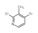2,4-DIBROMO-3-METHYLPYRIDINE structure, CAS 128071-93-2
