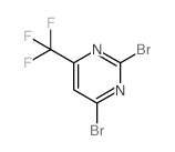 2,4-DIBROMO-6-(TRIFLUOROMETHYL)PYRIMIDINE structure, CAS 785778-00-9