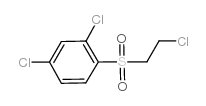 2,4-DICHLORO-1-((2-CHLOROETHYL)SULFONYL)BENZENE structure, CAS 175203-30-2