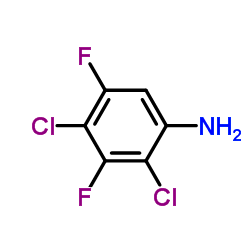 2,4-DICHLORO-3,5-DIFLUOROANILINE structure, CAS 50408-95-2