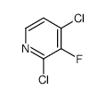 2,4-DICHLORO-3-FLUOROPYRIDINE structure, CAS 628691-85-0