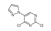 2,4-DICHLORO-5-(1H-PYRAZOL-1-YL)PYRIMIDINE structure, CAS 1260860-26-1