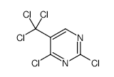 2,4-DICHLORO-5-(TRICHLOROMETHYL)PYRIMIDINE structure, CAS 153600-16-9