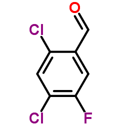 2,4-DICHLORO-5-FLUOROBENZALDEHYDE structure, CAS 86522-91-0