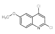 2,4-DICHLORO-6-METHOXYQUINOLINE structure, CAS 70049-46-6
