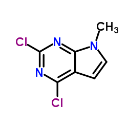 2,4-DICHLORO-7-METHYL-7H-PYRROLO[2,3-D]PYRIMIDINE structure, CAS 90213-67-5