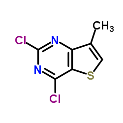 2,4-DICHLORO-7-METHYLTHIENO[3,2-D]PYRIMIDINE structure, CAS 35265-83-9