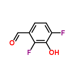 2,4-DIFLUORO-3-HYDROXYBENZALDEHYDE structure, CAS 192927-69-8