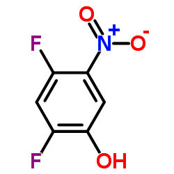 2,4-DIFLUORO-5-NITROPHENOL structure, CAS 113512-57-5