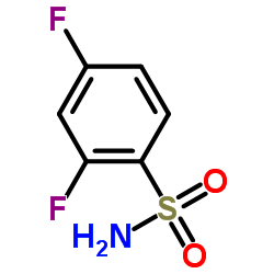 2,4-DIFLUOROBENZENESULFONAMIDE structure, CAS 13656-60-5