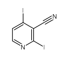 2,4-DIIODONICOTINONITRILE structure, CAS 827616-54-6