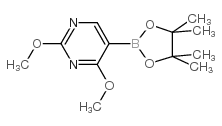 2,4-DIMETHOXY-5-(4,4,5,5-TETRAMETHYL-1,3,2-DIOXABOROLAN-2-YL)PYRIMIDINE structure, CAS 936250-17-8