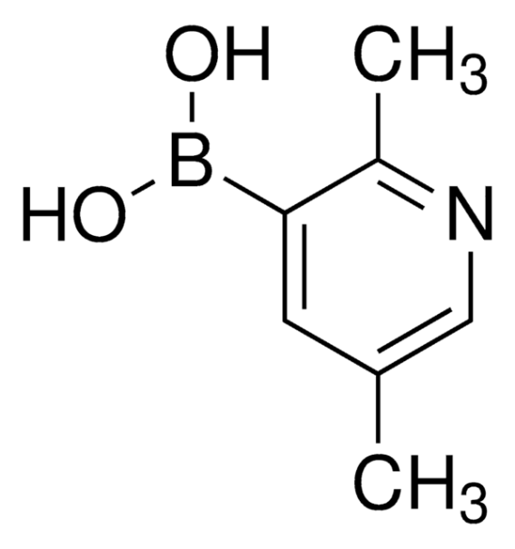 2,4-DIMETHYLPYRIDINE-3-BORONIC ACID structure, CAS 1029654-16-7