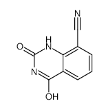 2,4-DIOXO-1,2,3,4-TETRAHYDROQUINAZOLINE-8-CARBONITRILE structure, CAS 1150617-69-8