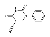 2,4-DIOXO-1-PHENYL-1,2,3,4-TETRAHYDROPYRIMIDINE-5-CARBONITRILE structure, CAS 6275-84-9