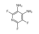 2,5,6-TRIFLUOROPYRIDINE-3,4-DIAMINE structure, CAS 6256-96-8
