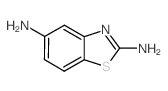 2,5-BENZOTHIAZOLEDIAMINE structure, CAS 50480-29-0