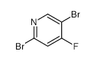 2,5-DIBROMO-4-FLUOROPYRIDINE structure, CAS 1033203-46-1