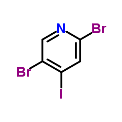 2,5-DIBROMO-4-IODOPYRIDINE structure, CAS 1061357-86-5