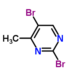2,5-DIBROMO-4-METHYLPYRIMIDINE structure, CAS 171408-73-4