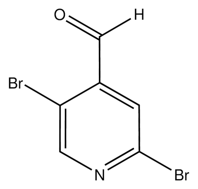 2,5-DIBROMOISONICOTINALDEHYDE structure, CAS 959244-28-1