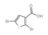 2,5-DIBROMOTHIOPHENE-3-CARBOXYLIC ACID structure, CAS 7311-70-8