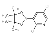 2,5-DICHLORO-3-(4,4,5,5-TETRAMETHYL-1,3,2-DIOXABOROLAN-2-YL)PYRIDINE structure, CAS 1073371-98-8