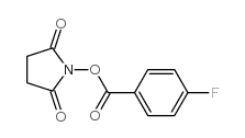 2,5-DIOXOPYRROLIDIN-1-YL 4-FLUOROBENZOATE structure, CAS 66134-67-6