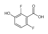 2,6 DIFLUORO 3-HYDROXY BENZOIC ACID structure, CAS 749230-32-8