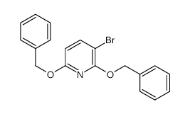 2,6-BIS(BENZYLOXY)-3-BROMOPYRIDINE structure, CAS 16727-47-2