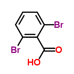 2,6-DIBROMOBENZOIC ACID structure, CAS 601-84-3