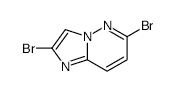 2,6-DIBROMOIMIDAZO[1,2-B]PYRIDAZINE structure, CAS 1105714-53-1