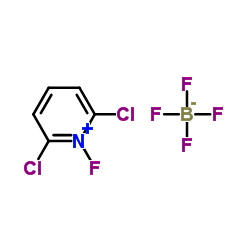 2,6-DICHLORO-1-FLUOROPYRIDIN-1-IUM TETRAFLUOROBORATE structure, CAS 140623-89-8
