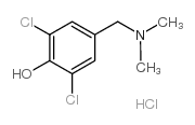 2,6-DICHLORO-4-((DIMETHYLAMINO)METHYL)PHENOL HYDROCHLORIDE structure, CAS 102879-17-4