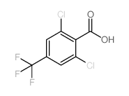 2,6-DICHLORO-4-(TRIFLUOROMETHYL)BENZOIC ACID structure, CAS 189338-32-7