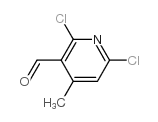 2,6-DICHLORO-4-METHYLNICOTINALDEHYDE structure, CAS 91591-70-7