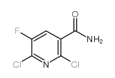 2,6-DICHLORO-5-FLUORONICOTINAMIDE structure, CAS 113237-20-0