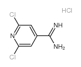 2,6-DICHLOROISONICOTINIMIDAMIDE HYDROCHLORIDE structure, CAS 175204-59-8