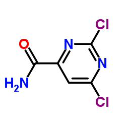 2,6-DICHLOROPYRIMIDINE-4-CARBOXAMIDE structure, CAS 98136-42-6