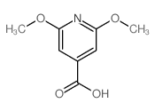 2,6-DIMETHOXYISONICOTINIC ACID structure, CAS 6274-82-4