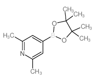 2,6-DIMETHYL-4-(4,4,5,5-TETRAMETHYL-1,3,2-DIOXABOROLAN-2-YL)PYRIDINE structure, CAS 325142-95-8