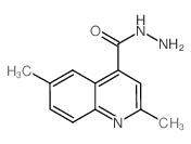 2,6-DIMETHYLQUINOLINE-4-CARBOHYDRAZIDE structure, CAS 613656-68-1