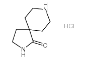 2,8-DIAZASPIRO[4.5]DECAN-1-ONE HYDROCHLORIDE structure, CAS 832710-65-3